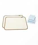 Rayon from Bamboo Kitchen Towels and Japanese Dish Drying Mat 5-Piece Set