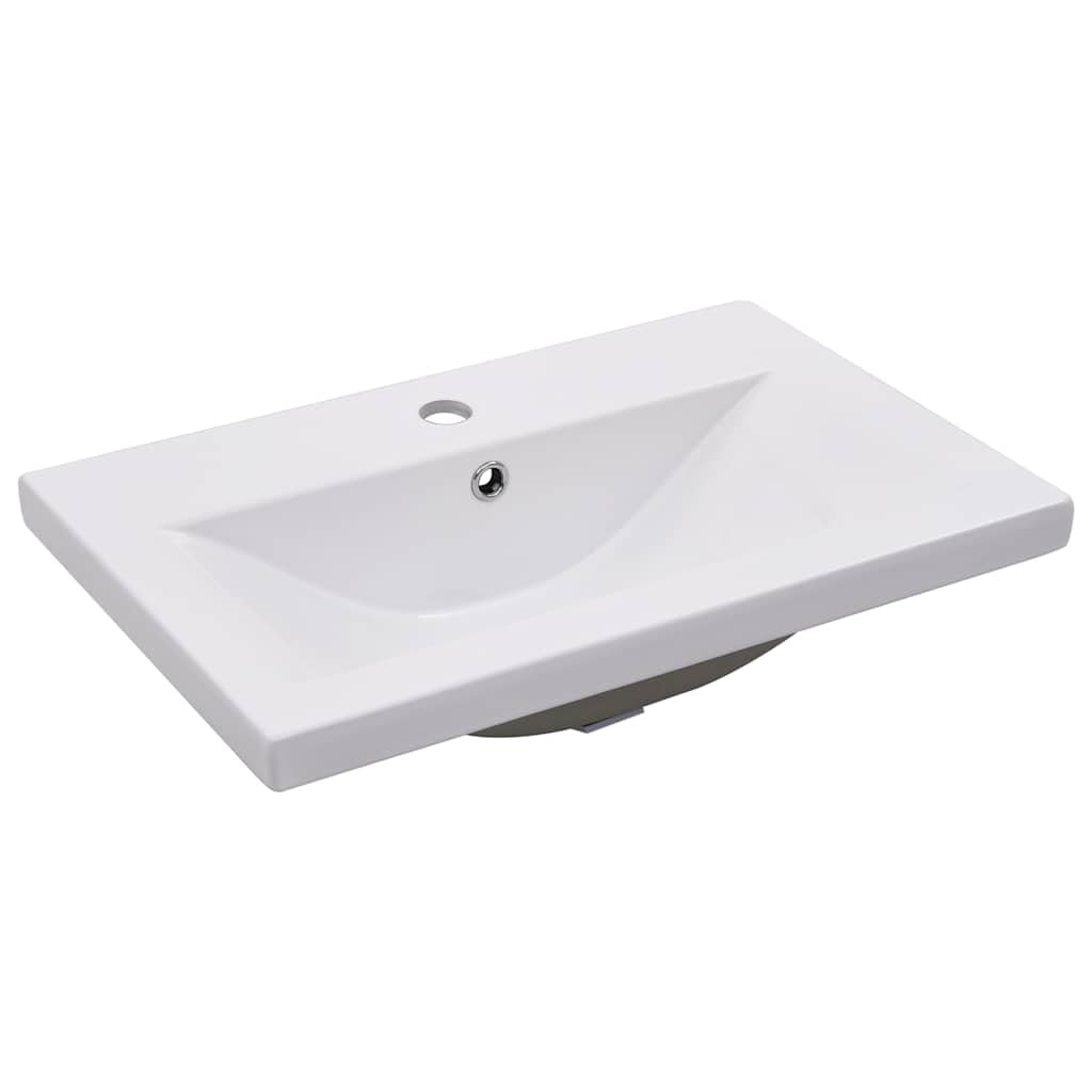 Genérico Lavabo encastrado de cerámica 61x39,5x18,5 cm,Bricolaje,Fontanería,Piezas para fontanería,Lavabos y fregaderos,Lavabos,145061
