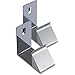 Lorell Cubicle Partition Set Hanger, Silver