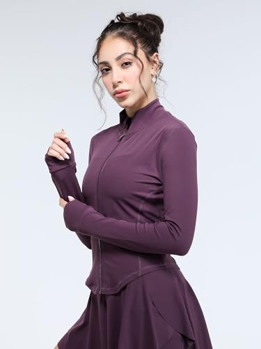 Image of CAVA Sculptor Jacket for Women | ADPT Nylon-Spandex, 4-Way Stretch, Moisture-Wicking, High Neck, Full Sleeves | Performance Activewear