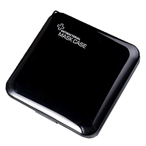 Fiesta Cotigo Caja de Almacenamiento de máscaras Caja de Almacenamiento de máscaras de plástico Recipiente de máscara portátil a Prueba de Polvo Clip de Almacenamiento Reutilizable