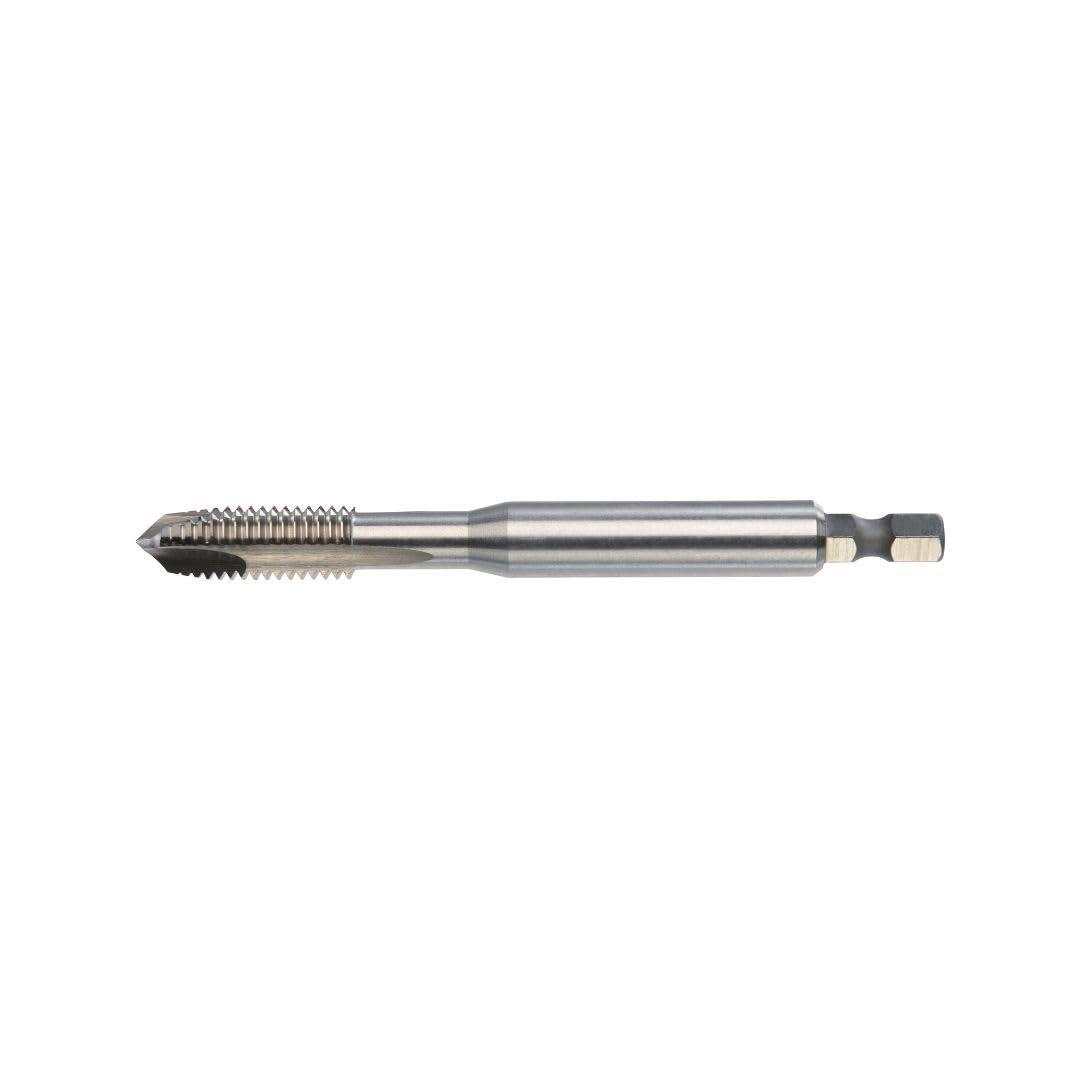 Völkel Cobalt Hexdrive Machine Tap (Hex Shank) 1/4" Bit | Hss-E | M10 X 1.5 | Din 371 | Form B | Metric Thread | Through-Hole Stainless Steel Drill | Thread Cutter