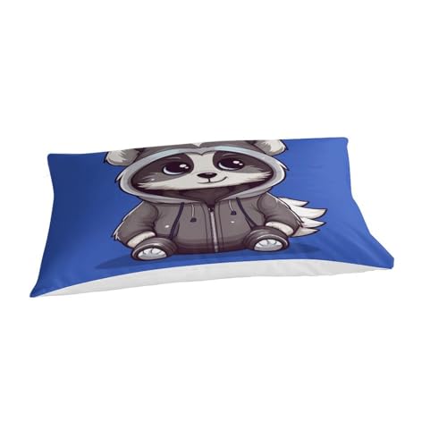 Housse de couette chat en microfibre respirante et douce