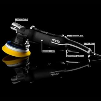 RUPES LHR15 III Black Random Orbital Polisher (Mark 3 Bigfoot)