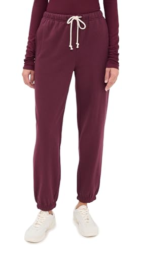 Z SUPPLY Women's Stadium Joggers, Merlot, Purple, Red, XS