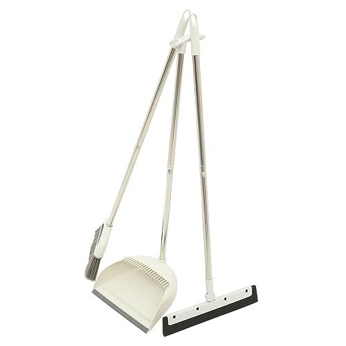 TOBBOMEY 1 Juego De Escoba, Pala para Basura De Oficina, Dispositivo De Limpieza para El Hogar, Herramienta para Barrer Basura, Recogedor De Limpieza, Recogedor Estable, Recogedores De