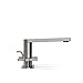 KOHLER K-73060-3-TT Composed Widespread Bathroom Sink Faucet with Cross Handles, Titanium