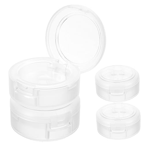 Healeved Empty Palette for Makeup 4pcs Eyeshadow Pans Blush Case for Women Mini Makeup Tins