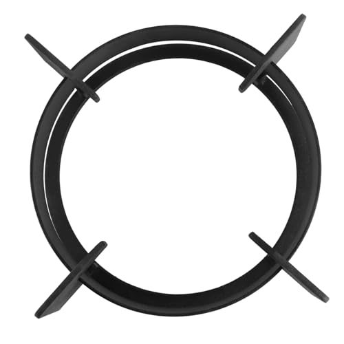 Veemoon Soporte de Hierro Fundido Antideslizante para Estufa de Gas Soporte de Cuatro Patas para Wok y Utensilios Pequeños Accesorio de Cocina para Estufa y Barbacoa