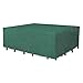 Produktbild SONGMICS Schutzhülle für Gartenmöbel, 250 x 200 x 80 cm, Abdeckeplane für Tisch und Stühle, Outdoor, wasserdicht, rechteckig, Grün GFC92L