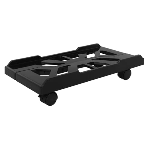 Soporte para torre de PC KALLORY con ruedas, soporte de piso para CPU con movilidad fácil, ideal para oficina en casa y gaming, eleva el gabinete del suelo o alfombra miniatura 1