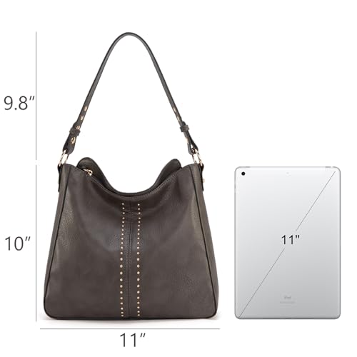 Image of Montana West Hobo Bags for Women Top Handle Satchel Shoulder Purse Bucket Handbag