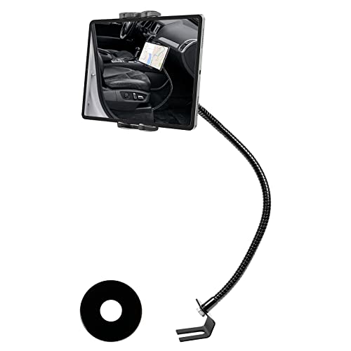 Kolasels Tablet Holder for Car or Truck Seat Rail Mount Long 19.7