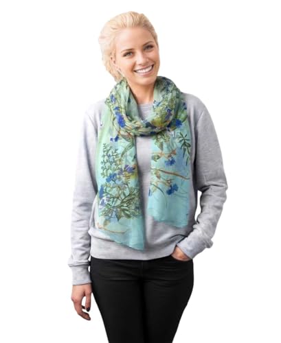 Image of Acotavie Scarfs for Women Lightweight Fashion Scarves Print Floral Pattern Scarf Shawl Wraps