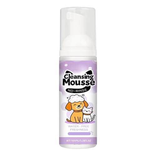 Gungtj Champú para perros sin agua, spray hidratante sin enjuague, champú para perros, para gatitos, cachorros, hogar, baño, viajes, camping, refugio