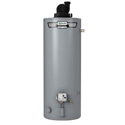 AO Smith 40 Gallon - 50,000 BTU ProLine XE Power Vent Residential Gas Water Heater w/Side Connection (LP)