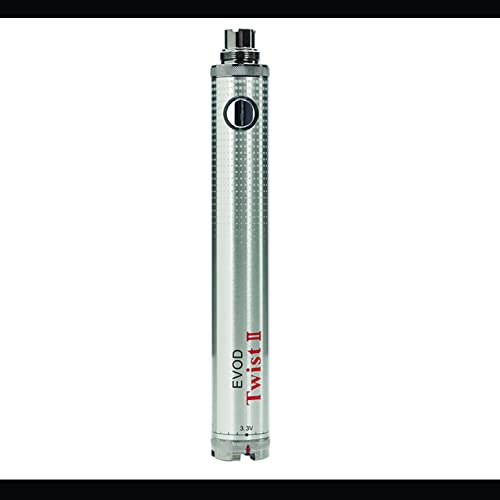 Vitavap' - Nouvelle Batterie Evod Twist 2 pour remplacer la Vision Spinner 2 | couleur Inox | Sans tabac ni nicotine sans eliquide