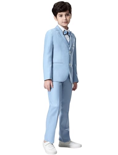 Costume trois pièces garçon confortable pour cortège de mariage et gala
