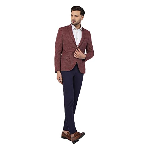Image of blackberrys Structured Polyester Blend Slim Fit Mens Casual Wear Jacket