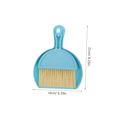 Yardenfun 2 Satz Mini Handfeger und Kehrschaufel Set Ergonomisch Langlebig für Tisch Sofa Auto Reinigung Kunststoff Besen und Schaufel Set für Haus Büro – Bild 3