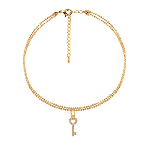 Spinningdaisy Mighty Tiny Double Line Anklet