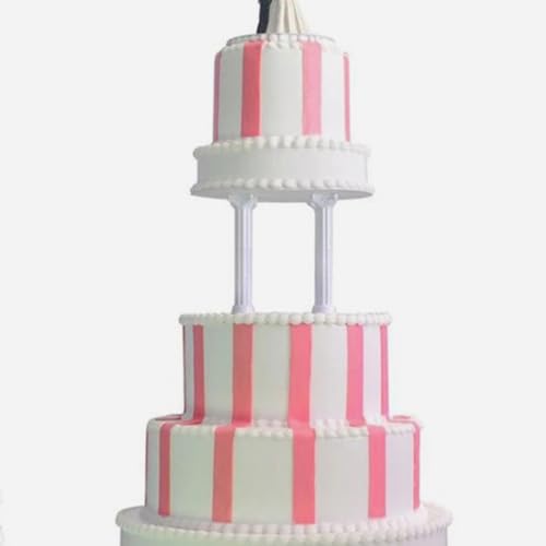 Soportes para tartas OSALADI de plástico para evitar caídas en bodas 4