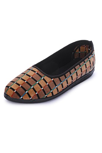 Image of Liberty A-HA SPL.Belly Women Casual Velvet Ballerina Flats - Soft Belly for Women & Stylish Juti - Padded Foam Walking Shoes for Ladies - Office Footwear & Comfortable Winter Bellies - Lightweight