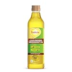 Saffola Cold Pressed Groundnut Oil | 100% Cold Pressed Groundnut Oil | Helps Lower Cholesterol, Goodness of Omega 6 & Authentic Seed Flavour | 1L Pet Bottle