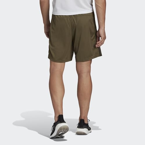 Image of adidas Tr-ES PIQ 3Sho Men Blue Training Shorts Size -