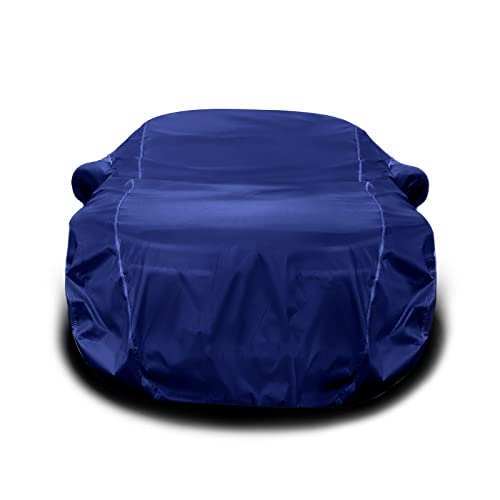 Image of All Accessories Waterproof Bike Body Cover Compatible with Hero Jazz Plus Model Prime Quality Dust Proof Rain Cover Protects from Sunlight | Navy