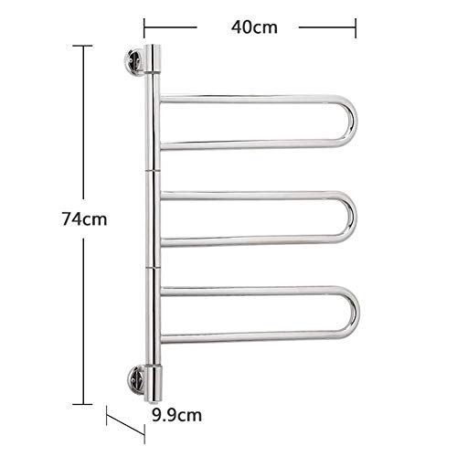 Radiador toallero eléctrico, toallero eléctrico de Pared con calefacción Central y calefacción de Escalera, cableado Fijo, paisajes Hermosos.