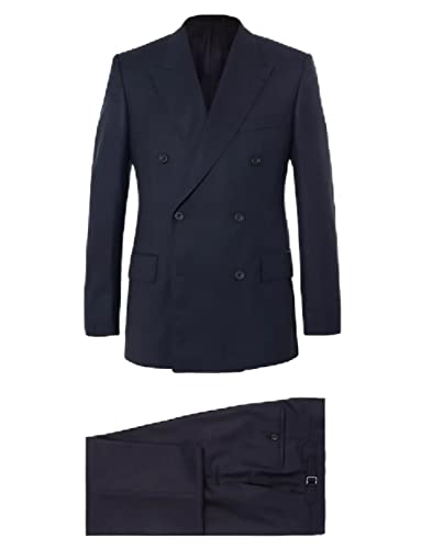 Costume de dîner formel homme deux pièces boutons croisés et smoking soirée noire