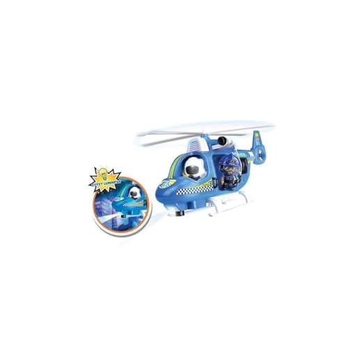 Pinypon Action - Helicóptero de policía con 1 Figura y Accesorios, para niños y niñas de 4 a 8 años (Famosa 700014782)