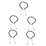 PACKOVE 5piezas Pulsera Unisex De Cuentas Para Aliviar Náuseas y Mareos Accesorio De Para