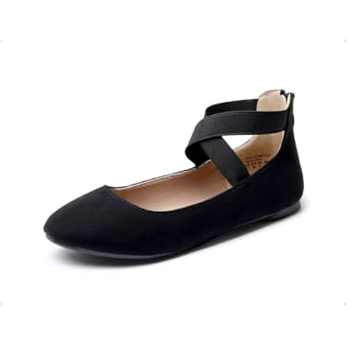 DREAM PAIRS Women's Ankle Straps Flats Shoes
