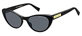 Model: Marc 425/s Marc Jacobs Marc 425/s 807/IR Black Sunglasses Unisex Acetate, Standard, 53 Occhiali, Donna