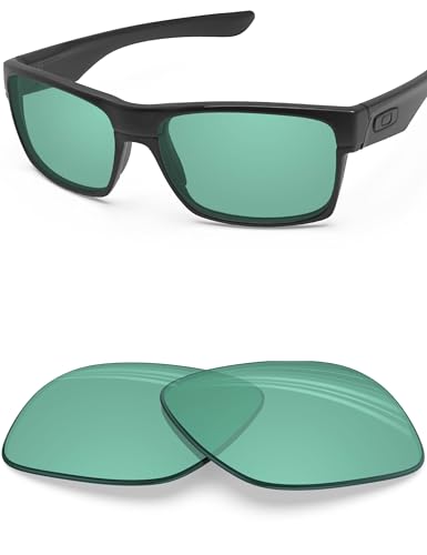 Image of BLAZERBUCK Anti-salt Replacement Lenses for Oakley Fives Squared(4+1) OO9238 - HD Green