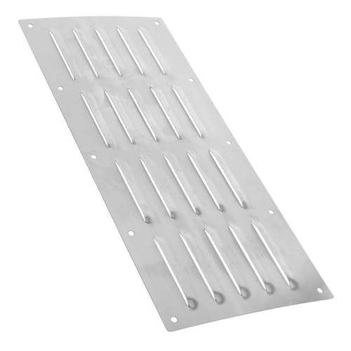 ULTECHNOVO Ventilación decorativa de acero inoxidable para panel de ventilación de persianas, fácil de instalar para aire y mejora de la calidad del aire