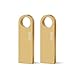 Produktbild USB Stick 64gb,2 Stück Mini USB-Sticks 64gb mit Schlüsselanhänger Speicherstick USB 2.0 Flash Drive USB-Flash-Laufwerk 64 GB (Gold)