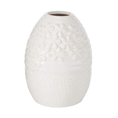 Jarrones Decorativos Blancos 20Cm Marca CasaJame