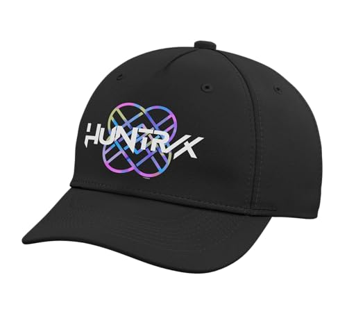 Kpop Demon Hunters Band Logo Officially Licensed Adjustable Printed Baseball Hat Black