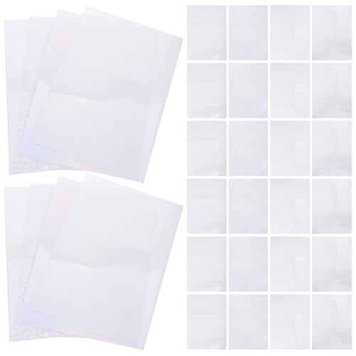 Film laminé autoadhésif imperméable à reflets arc-en-ciel pour scrapbooking durable