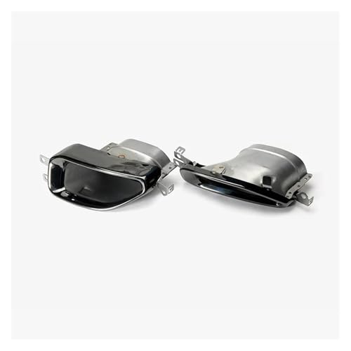 Embout pot d'échappement carré noir en acier 304 pour BMW Série 3 G20 G21
