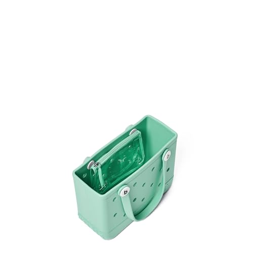 BOGG BAG - Bitty, Small Tote - Under the Sea(foam), White Buttons - 11in L x 4.5in W x 8.5in H - Beach, Pool, Boat, Work, Sports - All Purpose EVA - Lightweight, Washable, Durable3