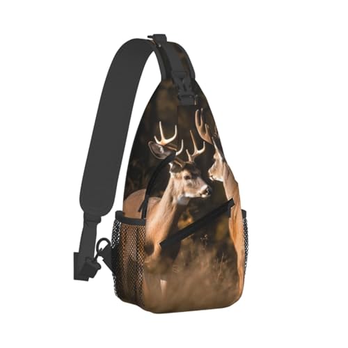 Bolso Cruzado para Hombre y Mujer Negro miniatura 2