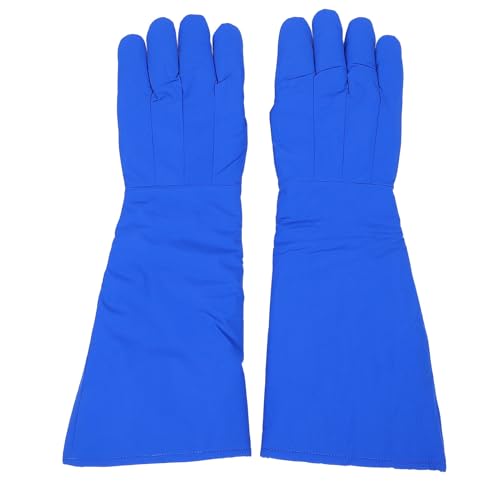 banapoy Cryogenic Gloves, -260? to +148? Low Temperature LN2 Liquid Nitrogen Protective Gloves, Waterproof Antifreeze Work Gloves Safety Frozen Gloves, for Dry Ice, Cold Storage