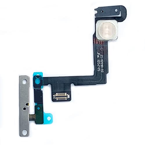 Johncase New OEM Power Button Control Switch On/Off + Flash Light + Mic Flex Cable w/Bracket Replacement Parts Compatible for iPhone 11 6.1