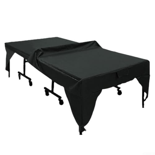 Oniissy Copertura impermeabile per tavolo da ping pong da esterno, protezione da pioggia, sole, UV, con tessuto rivestito in argento 210D, per cortile terrazza, 280 x 153 x 73 cm (140 x 70 x 73 cm)