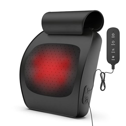 iKristin Back Massager with Heat, Shiatsu Neck Massager Pillow