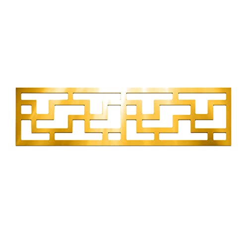 Plantilla para uñas espejo 3D pegatinas de pared escalera sala de estar zócalo decoración espejo reflectante pegatinas pared rosa pared